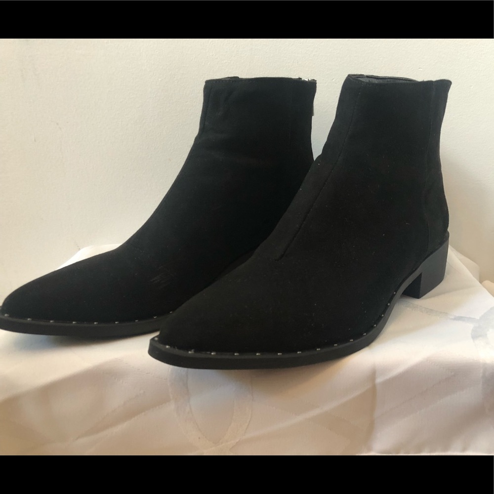 New Look Stud Edge Pointed Flat Boot *worn twice!*